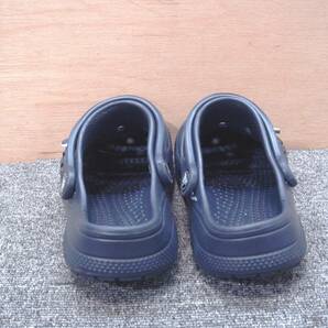 CROCS クロックス サイズ m5 w7 23.0cm ネイビー 紺 チャーム デコレーション キャラクター PVC の画像7