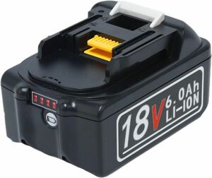 送料無料 1個 マキタ 互換バッテリー 6.0Ah 18V BL1830 BL1850 BL1860対応 Akkopower