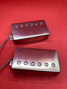 手巻きギターピックアップ　PAF系ハムバッカー　”GreatVintage”　RugirPickups、アルニコ３、プレーンエナメルAWG42で巻いています