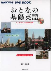 DVD 付　おとなの基礎英語Season6 ニューヨーク　ロンドン　栄木明日香　岡野 真也　松本茂