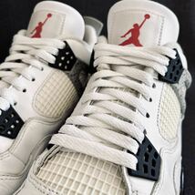 【新品クリーツ・鋲】NIKE GOLF AIR JORDAN 4 G NRG CEMENT US9 27cm ナイキゴルフ エア・ジョーダン4 ゴルフシューズ セメント_画像3