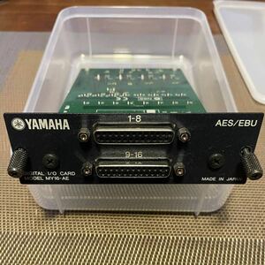 【値下】YAMAHA MY16-AE 16ch AES/EBU入出力カード デジタルスネーク2本