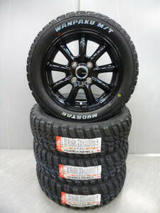 新品★ZACK-JP209★マッドスターM/T★155/65R14セット★ホワイトレター★ハイゼット・エブリー★軽バン・軽トラ★G