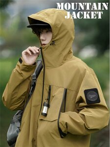 マウンテンパーカー 登山服 パーカー マウンテンジャケット アウター マンパ マウンパー アウトドア ジャケット 春 夏 秋 防