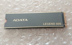 ADATA LEGEND 800 SSD M.2 NVMe Type2280 Gen4 x4 1000GB(1TB) ALEG-800-1000GCS-DP (ドスパラモデル?)