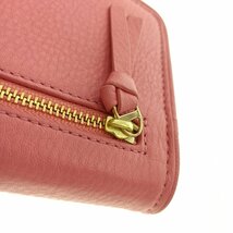 TORY BURCH トリーバーチ BRITTEN SMART PHONE WALLET スマホケース ピンク レザー 小物 ウォレット レディース 中古_画像9