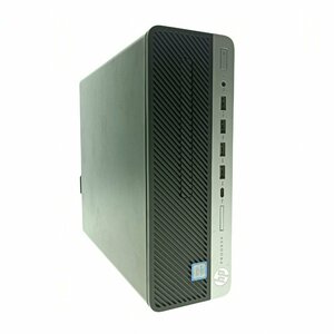 HP PRODESK 600 G3 SFF i3-7100 メモリ 8GB HDD 500GB Windows10 スリム 省スペース 本体 ブラック PC パソコン デスクトップ 中古