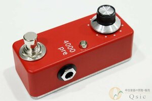 [極美品] Zahnrad 4000Pre Red 楽器店限定カラー/ワンランク上の張りのあるサウンドに仕上げるブースター [NK223]