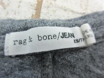 rag&bone/JEAN ラグアンドボーンジーン：MERCI 半袖Tシャツ ピマコットン グレー サイズXS/レディース/中古/USED_画像8