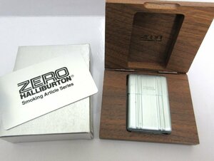 ZIPPO ライター ZERO HALLIBURTON II-CB ゼロハリバートン 木製ケース 中古/USED