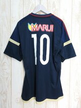 adidas/アディダス：岡山湯郷Belle レプリカユニフォーム 宮間あや 10番 サッカー サイズL/レディース/中古/USED_画像2