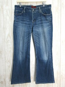 johnbull/ジョンブル：ブーツカット デニムパンツ ボタンフライ 日本製 サイズL/メンズ/中古/USED