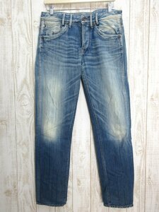 PEPE JEANS LONDON/ペペジーンズ ロンドン：ZOLLER 73 デニムパンツ PM2001762 ボタンフライ ユーズド加工 サイズ31 メンズ/中古/USED