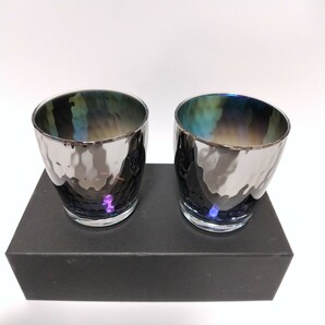 PROGRESS プログレス Glow-Aurora グラス ガラス チタン ペア 250ml A-458の画像2