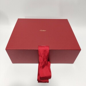 Cartier カルティエ 空箱 ボックス マグネット付 リボン 約34×28×13cm 発表100サイズ A-46801
