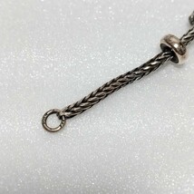 TROLLBEADS トロールビーズ ブレスレット 約18cm シルバー チャーム スペーサー ハート A-403_画像3