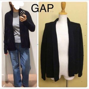  beautiful goods GAP knitted cardigan Short knitted cardigan black XS/S 151016