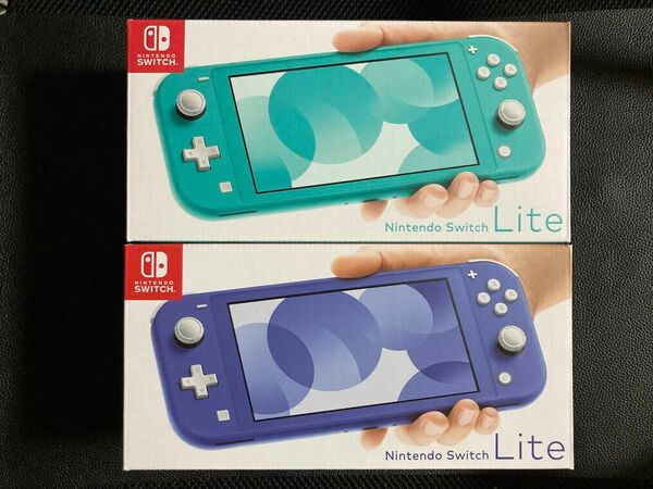 新品未使用 2個 Nintendo Switch Lite ターコイズ ＆ ブルー 各1