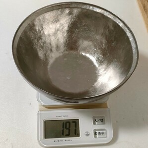 未使用 SUS gallery サスギャラリー チタン二重カップシリーズ チタン製 TITANIUM チタニウム 食器 ボウル Bowl 直径約17㎝ 197g 箱付 の画像6