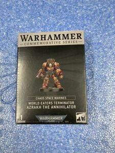 WARHAMMER+ YEAR 2: WORLD EATERS TERMINATOR AZRAKH THE ANNIHILATOR ケイオススペースマリーン限定品　ゲームズワークショップ