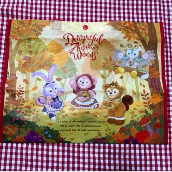 ディズニー　ダッフィー ショッピングバッグ　 Delightful Autumn Woods オータム