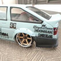 AE86 HOONIGAN ラジコン ラジドリボディ 用 カッティング ステッカー 色指定可 YD-2 RDX MC1 GALM_画像4