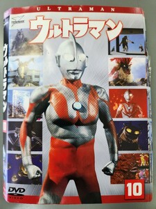 xs728 レンタルUP☆DVD ウルトラマン 全10巻 ※ケース無/3巻ジャケット濡れ跡有