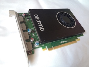 NVIDIA QUADRO M2000 4GB 1スロット厚 補助電源不要 動作確認済み