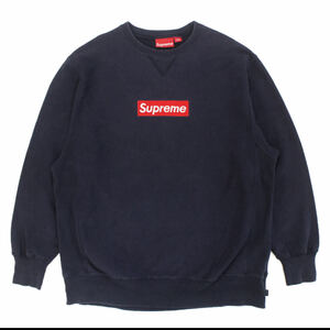 Supreme シュプリーム ボックスロゴ BOX LOGO スウェット ネイビー XL 初期 カナダ製 