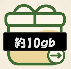 ①パケットギフト　約10GB（9,999MB）