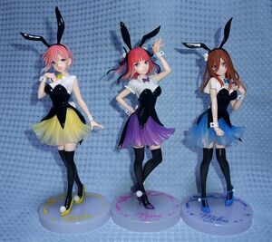 五等分の花嫁　trio Try iT バニー 中野一花・中野二乃・中野三玖　中古フィギュア