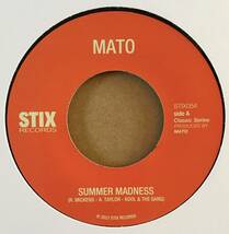 新品 MATO Summer Madness Kool & The Gang / Use Me Bill Withers レゲエ〜ラヴァーズ・カバー 7インチ 45 EP MURO KOCO DJ Lovers rock_画像1