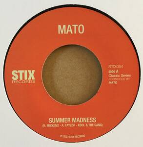 新品 MATO Summer Madness Kool & The Gang / Use Me Bill Withers レゲエ〜ラヴァーズ・カバー 7インチ 45 EP MURO KOCO DJ Lovers rock