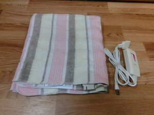 * small Izumi electric . blanket KDS-5002 140x80cm temperature adjustment possible 100V50W *