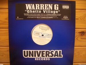 12inchレコード　 WARREN G / GHETTO VILLAGE