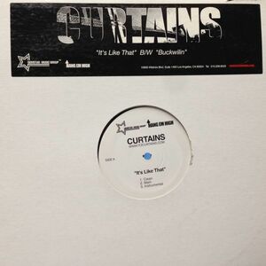 12inchレコード　CURTAINS / IT'S LIKE THAT