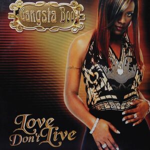 12inchレコード　GANGSTA BOO / LOVE DON'T LIVE