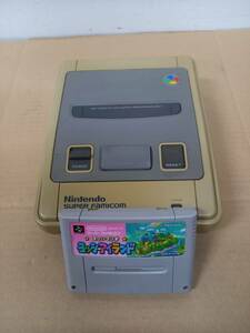 SY2559　Nintendo SUPER FAMICOM 本体/ソフト(スパーマリオヨッシーアイランド)ジャンク品