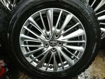 ★中古品★TOYOTA 30系 ヴェルファイア 純正 ホイール 17×6.5J+33 114.3-5H DUNLOP WINTERMAXX WM02 225/60R17【他商品と同梱歓迎】_画像2