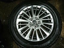 ★中古品★TOYOTA 30系 ヴェルファイア 純正 ホイール 17×6.5J+33 114.3-5H DUNLOP WINTERMAXX WM02 225/60R17【他商品と同梱歓迎】_画像4