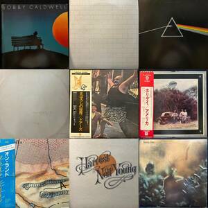 LP レコード まとめ 60枚 洋楽 Bobby Caldwell Beatles BobDylan PinkFloyd DOORS BRIAN ENO Steely Dan ロック パンク プログレ