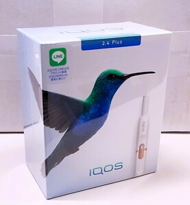 【シュリンク付 未開封】IQOS アイコス 2.4 Plus キット ホワイト 白 電子タバコ 加熱式たばこ 煙草 喫煙グッズ 本体 セット