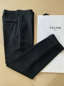 セリーヌ　celine エディスリマン　スラックス　黒　44