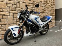 HONDA VT250Z カスタムペイント ダブルディスク化など改造多数！VT250F MC08 旧車 絶版_画像7