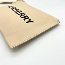 【新品未使用】 バーバリー BURBERRY メンズ レディース クラッチバッグ セカンドバッグ ポーチ ハンド キャンバス ビジネス アイボリー_画像6