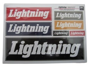 【新品未開封】2000円で購入を半額セール ライトニング マガジン Lightning ステッカー CLUB LIGHTNING ■管理番号L27769YER-240217-20