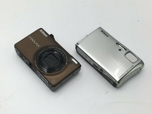 ♪▲【Nikon ニコン】コンパクトデジタルカメラ 2点セット COOLPIX S6000/S51c まとめ売り 0201 8