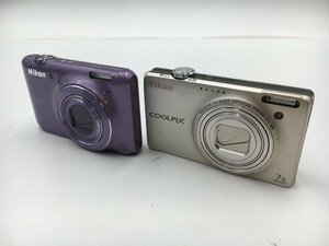 ♪▲【Nikon ニコン】コンパクトデジタルカメラ 2点セット COOLPIX S6400/S6000 まとめ売り 0202 8