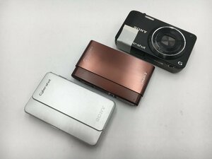 ♪▲【SONY ソニー】コンパクトデジタルカメラ 3点セット DSC-TX10/T77/WX10 まとめ売り 0202 8