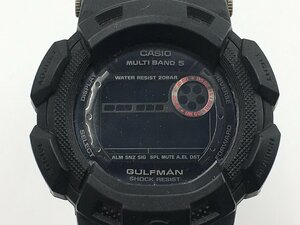 ♪▲【CASIO カシオ】G-SHOCK GULFMAN ブラック文字盤 デジタル腕時計 GW-9100MB 0205 15